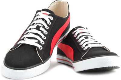 

Puma Hip Hop 4 Ind. Men Sneakers For Men(Black, Red), Black-high risk red