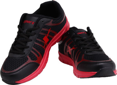 Sparx Trendy Black Red Running Shoes For Men(Black, Red