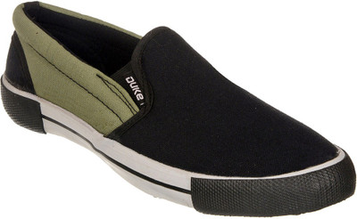 

Duke Slip On Sneakers For Men(Olive, Black, Pista & black