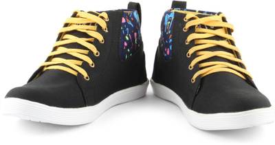 Tashi Black Yellow Sneakers