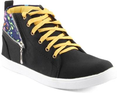 Tashi Black Yellow Sneakers