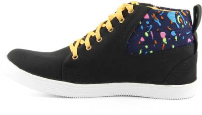 Tashi Black Yellow Sneakers