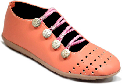 

Myra Cutwork Bellies For Women(Orange, Coral