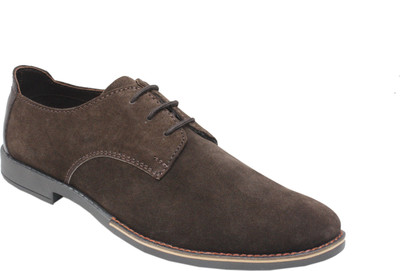 

Bxxy Genuine Suede Leather Corporate Casual Shoes For Men(Brown