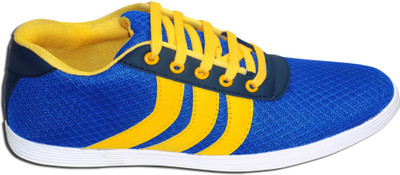

Style 98 Mesh Synthetic Running Shoes For Men(Blue), Blue;yellow
