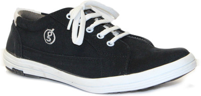 

Guava Synthetic Canvas Shoes For Men(Black, 02;black