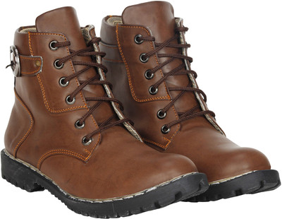 

Kraasa Live Up Boots For Men(Brown