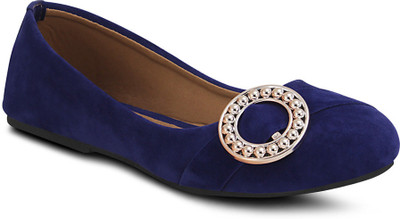 

Get Glamr Sara Flats Bellies For Women(Blue