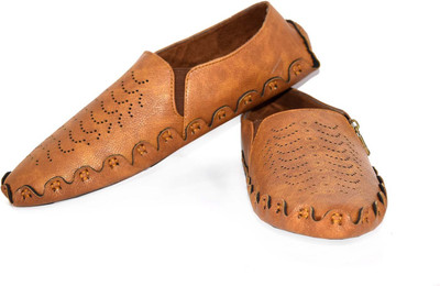 

Footcholic Handcrafted Driving Shoes For Men(Tan