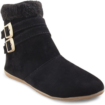 

Pink Fever Boots For Women(Black