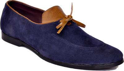 

Candey Shoes Loafers For Men(Blue, Tan