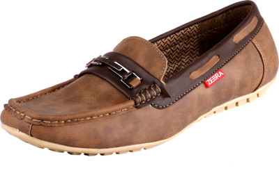 

Zebra Italiano Loafers For Men(Beige)