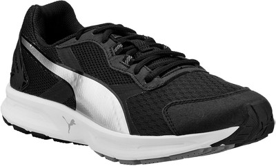 

Puma Descendant v3 Running Shoes For Men(Silver, Black