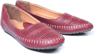 

Bare Soles Laser Bellies For Women(Burgundy, Cherry
