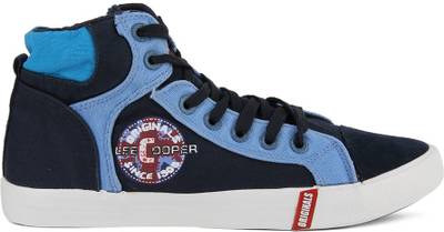 Lee Cooper Men Mid Ankle Canvas Sneakers