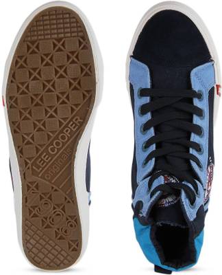 Lee Cooper Men Mid Ankle Canvas Sneakers