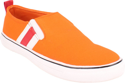 Smoky Casual Canvas Shoes For Men(Orange