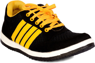 

Sam Stefy Walking Shoes For Men(Black, Yellow)
