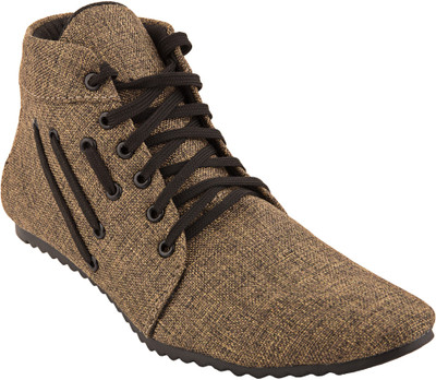 

Rock Deal Pleasing Boots For Men(Brown, Brown::beige
