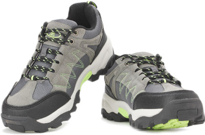 

Fila JUDAS Hiking & Trekking Shoes For Men(Multicolor, Dk gry/blk/lim