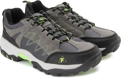 

Fila JUDAS Hiking & Trekking Shoes For Men(Multicolor, Dk gry/blk/lim