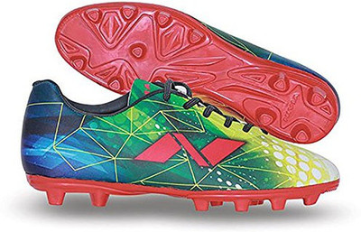 

Nivia Invader Football Shoes For Men(Multicolor, Green::white::blue