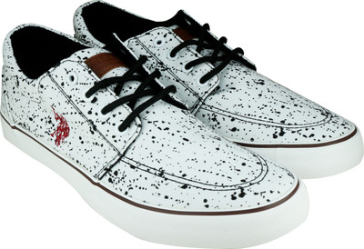 

U.S. Polo Assn Sneakers For Men(White, Black