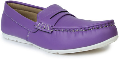 

Vilax Casual Loafers For Men(Purple, White)