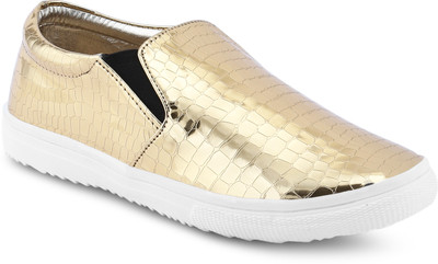 

Get Glamr JULIE SLIP ONS Sneakers For Women(Gold