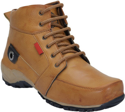 

Shoe Island Racer-X Beige Cream Edition Casuals Boots For Men(Tan, Teek