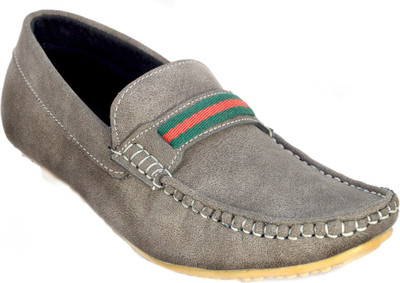 

Lee Grip Loafers For Men(Grey, Brown