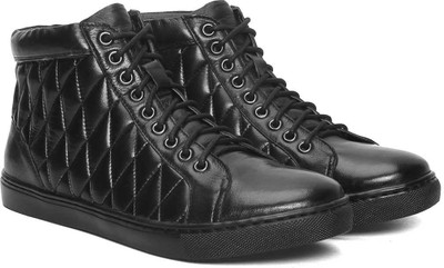 

Bare Skin Leather Sneaker For Men Sneakers For Men(Black), 01;black