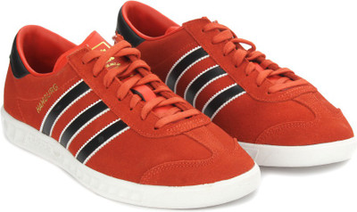 

ADIDAS ORIGINALS HAMBURG Sneakers For Men(Orange, Crachi/cblack/goldmt
