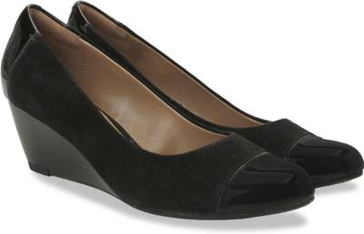 Clarks Brielle Chanel Black Combi Sde Slip On shoes