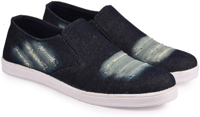 

True Soles Men's Blue Denim Casuals For Men(Blue