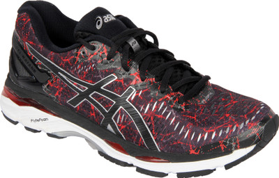 

Asics Gel-Kayano 23 Running Shoes For Men(Silver, Vermilion::black::silver