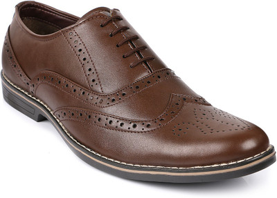 

Escaro Formal Shoes Lace Up For Men(Brown