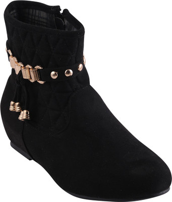 

Go India Store Boots For Women(Black
