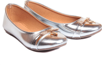 

Bare Soles Metallic Bellies For Women(Silver
