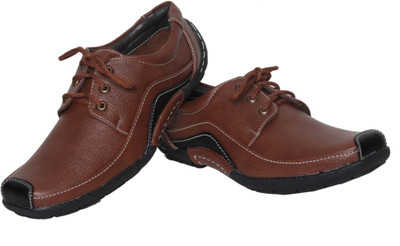 

Azzaro Black Lookha Party Wear Shoes For Men(Tan