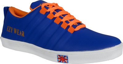 

Ezywear Canvas Shoes For Men(Blue, Orange