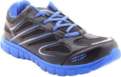 Porcupine Laced Running Shoes For Men(Black)