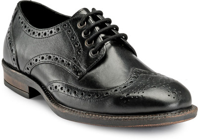 Teakwood Derby Derby For Men(Black