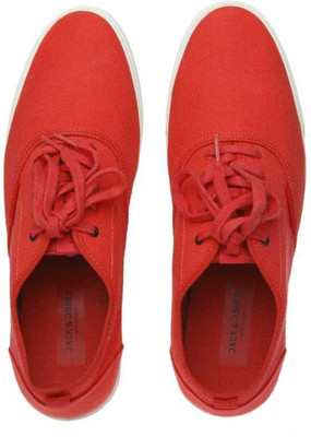 

Jack & Jones Canvas Shoes For Men(Red), Poppy red