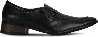 Kielz Kielz Corporate Casuals Black Slip-Ons Shoes Corporate Casu...