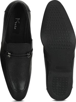 Kielz Kielz Corporate Casuals Black Slip-Ons Shoes Corporate Casu...