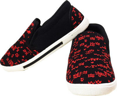 

Fuoko COMFY Loafers For Men(Black, Red