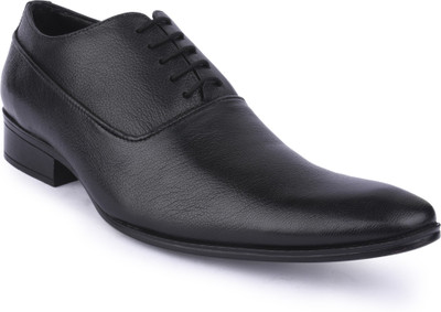 

Buckle Up MENS LEATHER SHOES BU1150_BLACK-Size- Lace Up For Men(Black