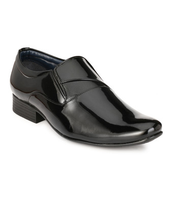 

Kadmay Patent Splitter Slip On For Men(Black