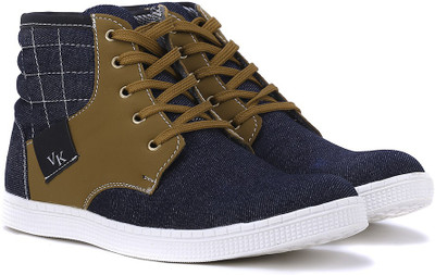 

Vulcan Knight Mid Ankle Sneakers For Men(Navy, Blue